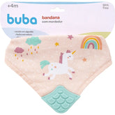 Babador Bandana com Mordedor Magic Unicornio- Buba