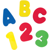 Brinquedos de Banho Letras e Números - Buba
