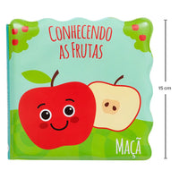 Livro Educativo para Banho "Conhecendo as Frutas" - Buba