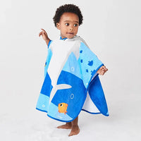 Toalha Poncho atoalhado Aventuras Tubarão (1+) - Buba
