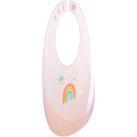 Babador com Cata-migalhas em Silicone com Estojo Arco-Íris (3m+) - Buba