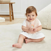 Babador com Cata-migalhas em Silicone com Estojo Arco-Íris (3m+) - Buba