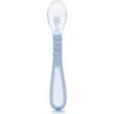 Colher Flexível em Silicone com Ventosa Azul - Buba