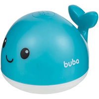 Brinquedo de Banho Baleia Esguicha Água com Luz - Buba