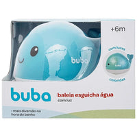 Brinquedo de Banho Baleia Esguicha Água com Luz - Buba