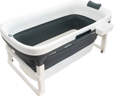 BANHEIRA PORTATIL GRANDE CINZA/BRANCO