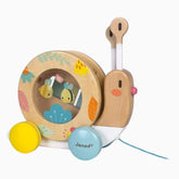 Caracol Musical De Passear Montável Com Rodinhas - Janod