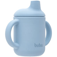 Copo de Transição em Silicone com Alça Azul 120ml - Buba