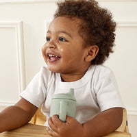 Copo de Transição em Silicone com Alça Verde 120ml - Buba