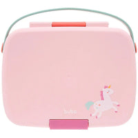 Kit Escolar: Lancheira Térmica + Bentô Box Magic Unicórnio Buba