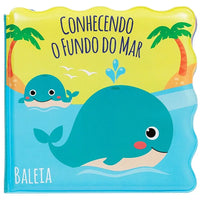 Livro Educativo para Banho "Conhecendo o Fundo do Mar" (6m+) - Buba