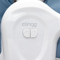 Cadeira Moisés Aconchego com Vibração e Sons Azul (0-18kg) - Clingo