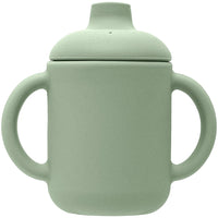 Copo de Transição em Silicone com Alça Verde 120ml - Buba