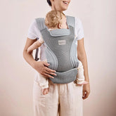 Mochila Canguru para bebê Cinza