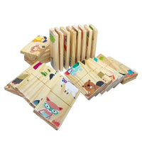 Dominó Gigante de Madeira Animais newart