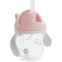 Copo com Alça Removível Gatinha Rosa 220ml - Buba