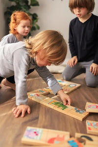 Dominó Gigante de Madeira Animais newart