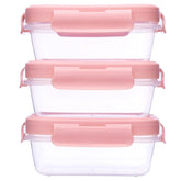 Kit 3 Potinhos Herméticos Rosa 100ml - Buba