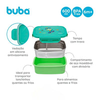 Bentô Box BubaZoo Dino 600ml - Buba