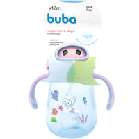 Copo Mergulho Valvula Anticolica 300ML Rosa - Buba