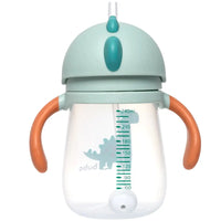 Copo com Canudo Anticólica Dino Verde Buba