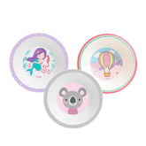 Kit 3 Bowls Coala/Sereia/Balão - Clingo