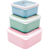 Kit 3 Porta Papinha para bebê Gumy Rosa - Buba