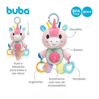 Unicórnio Treme-treme de Atividades BubaZoo - Buba
