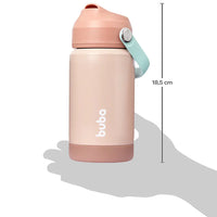 Copo Térmico Rose Buba com Canudo Buba