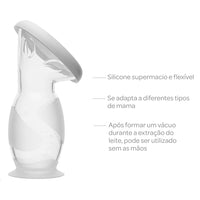 Coletor de Leite Materno em Silicone com Ventosa 90ml - Buba