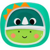 Prato com Divisórias para bebê BubaZoo Dino - Buba