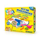 Kit de Massinhas de Modelar – 600g + Acessórios acrilex