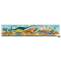 Maleta Quebra-cabeça Panorâmico Dino – 100 peças