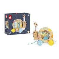 Caracol musical montável para passear com rodinhas – Janod