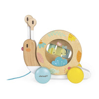 Caracol musical montável para passear com rodinhas – Janod