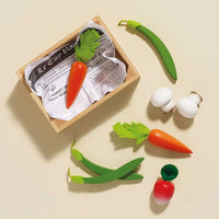 Caixa de Comida de Madeira para Colheita de Vegetais - Le Toy Van
