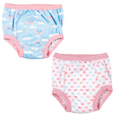 Kit 2 Calcinhas de Desfralde Impermeável em malha Arco-Íris - Buba