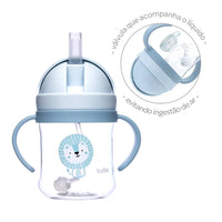 Copo com Canudo Anticólica Leãozinho