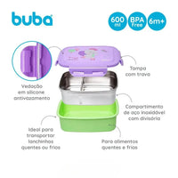 Bentô Box BubaZoo Elefante 600ml  - Buba
