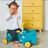 Quadriciclo Hipopótamo com Banquinho Janod