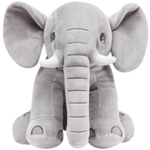 Pelúcia 30Cm Elefantinho Cinza - Buba