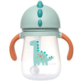 Copo com Canudo Anticólica Dino Verde Buba