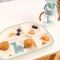 Copo com Canudo Anticólica Dino Verde Buba