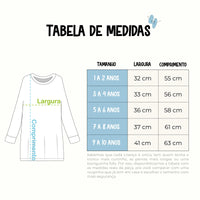 Camisola infantil menina manga longa Xadrez - Trend4kids