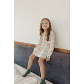 Camisola infantil menina manga longa Arco-Íris -  trend4kids