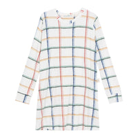Camisola infantil menina manga longa Xadrez - Trend4kids