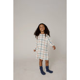 Camisola infantil menina manga longa Xadrez - Trend4kids