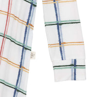 Camisola infantil menina manga longa Xadrez - Trend4kids