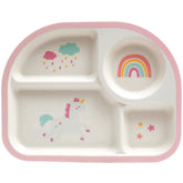 Prato com Divisórias Magic Unicórnio - Buba