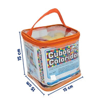 Cubos Coloridos - Brinquedo Educativo carimbras